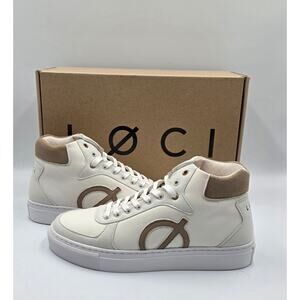 Loci Legend Origin Eleven High-Top Sneaker in Stone and Natural Size 37/W6.5
